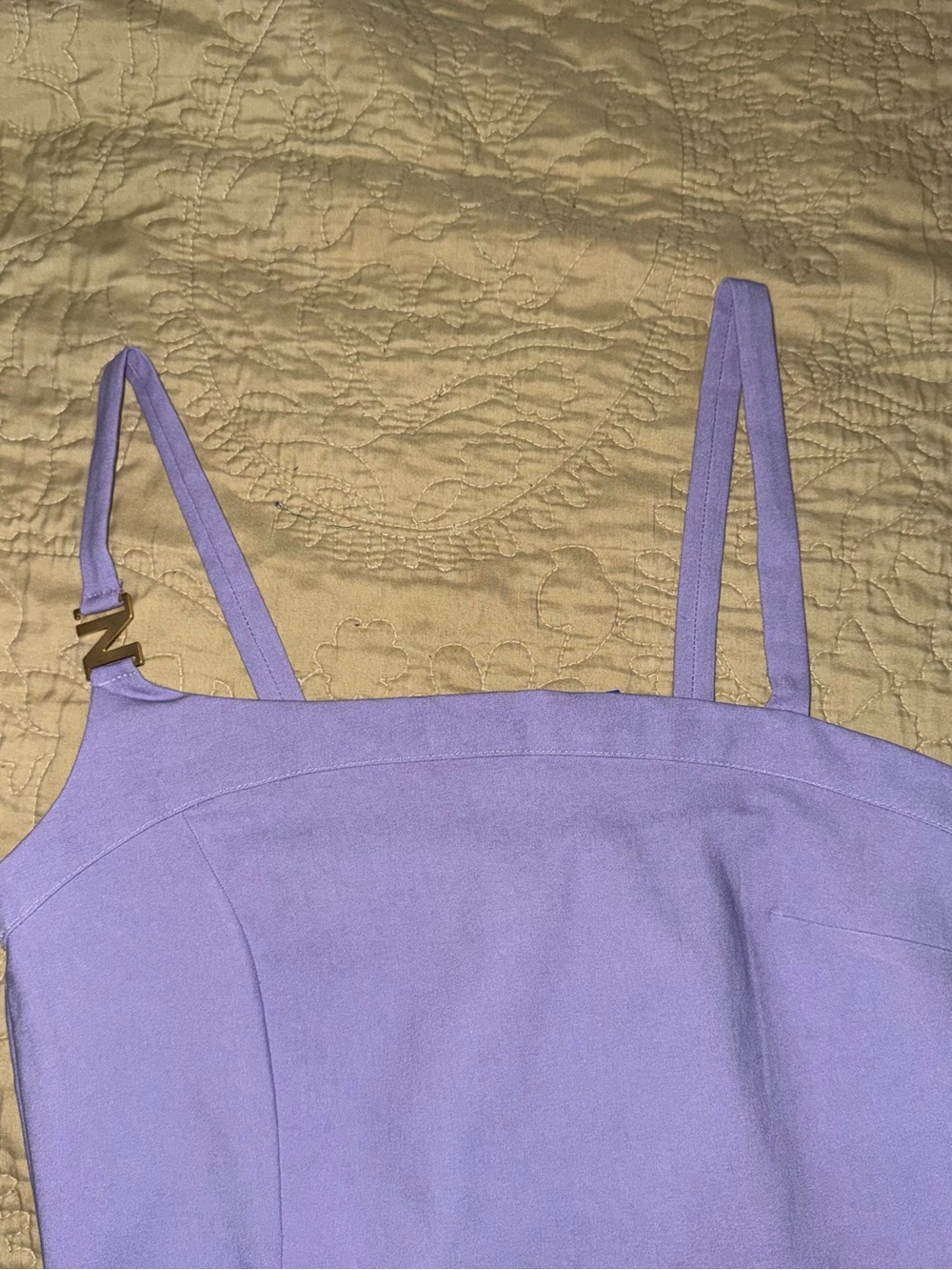REVOLVE Lavender Square-Neck Slim-Strap tank - Picture 2 of 5